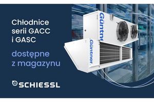 Kompaktowe chłodnice GÜNTNER serii GACC i GASC dostępne „od ręki” z magazynu