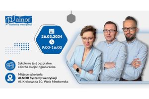 Szkolenie techniczno-handlowe z rekuperacji ALNOR