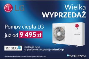 Wielka WYPRZEDAŻ pomp ciepła marki LG