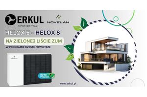 Pompy ciepła HELOX marki NOVELAN na liście ZUM w programie Czyste Powietrze