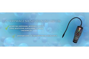 Wykrywacz nieszczelności Kryon  dostępny na polskim rynku!