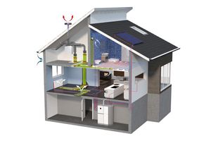 Chłodzenie latem i grzanie zimą: pompa ciepła z rekuperacją marki Bosch