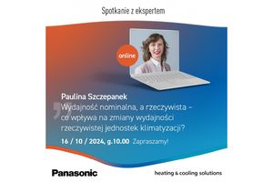 Odkryj z Panasonic sekrety wydajności klimatyzacji podczas bezpłatnego webinaru 