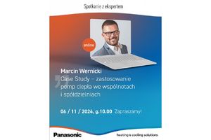 Pompy ciepła we wspólnotach mieszkaniowych okiem eksperta podczas bezpłatnego webinaru Panasonic Heating & Cooling 