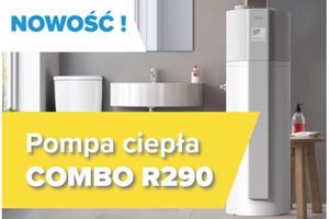 Już w sprzedaży nowa pompa ciepła do produkcji cwu Combo R290 – wydajność, ekologia i elegancja w jednym urządzeniu