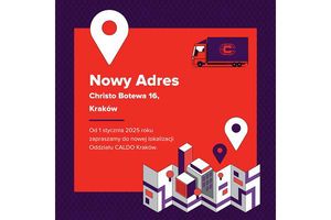 Nowy adres oddziału CALDO Kraków