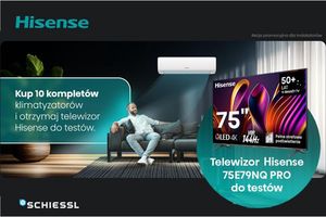 Kup 10 klimatyzatorów Hisense i wygraj telewizor!