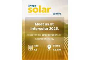 Gebhardt Stahl Polska na zaprasza na targi Intersolar w Monachium