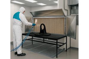 Nowoczesna kabina lakiernicza - wentylacja i filtracja