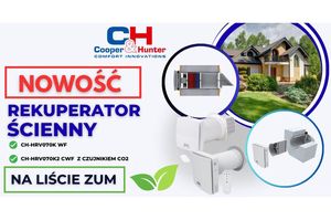 Nowość - Rekuperator ścienny na liście ZUM!