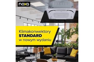 Nowe kasetonowe klimakonwektory NOXA – wysoka wydajność, energooszczędność i pełna kontrola komfortu