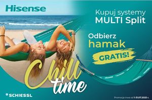Kupuj systemy MULTI Split i zgarnij hamak gratis!