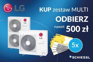 Promocja LG serii MULTI - zgarnij nawet 500 zł w bonach!