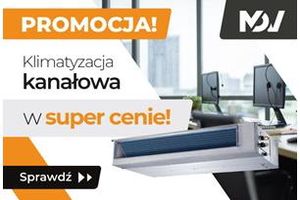 Wydajne chłodzenie i ogrzewanie w promocyjnej cenie! Sprawdź specjalną ofertę na jednostki kanałowe LCAC marki MDV w hurtowniach Technab