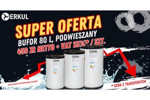Mega promocja na zbiorniki buforowe 80 L