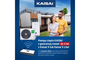 Nowe zasady przedłużania gwarancji pomp ciepła KAISAI