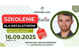 Weź udział w szkoleniu z zakresu pomp ciepła Novelan