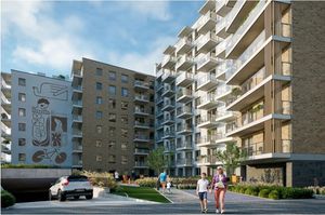 Mural na Kusocińskiego będzie oczyszczał powietrze