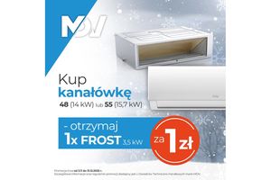 Kup kanałówkę MDV i odbierz FROST 3,5 kW za 1 zł!