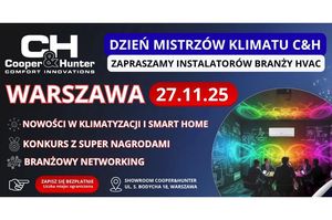 Dzień  Mistrzów Klimatu C&H w Warszawie - 27.11.2025. Zapisz się już dziś!