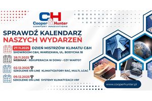 Rozwijaj kompetencje z Cooper&Hunter – sprawdź nasz kalendarz wydarzeń i szkoleń HVAC!