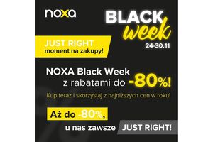 NOXA rozpoczyna BLACK WEEK 2025 - największe promocje w roku!