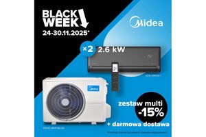 Black Friday 2025 z Midea: Multikomfort w wyjątkowej cenie