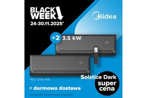 Black Week 2025 z Midea - wyjątkowa okazja na dwa zestawy Solstice Dark