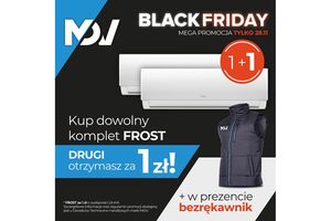 Black Friday w MDV - kup dowolny komplet Frost, a drugi otrzymaj za 1 zł + bezrękawnik w prezencie