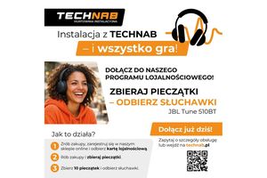Sieć hurtowni TECHNAB nagradza lojalność instalatorów. Zbieraj pieczątki i odbierz słuchawki JBL Tune 510BT