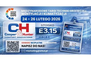 Nowości Cooper&Hunter na targach HVAC — sprawdź, co przygotowaliśmy, odwiedź nasze stoisko