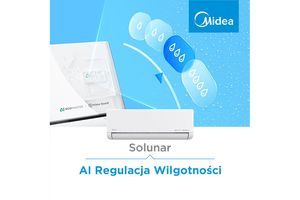 Klimatyzatory Midea Solunar. Inteligentna kontrola wilgotności wspierana technologią AI ECOMASTER