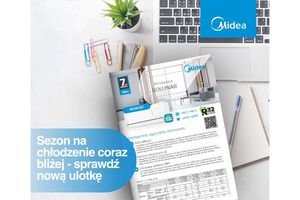 Nowa ulotka marki Midea - prezentacja klimatyzatorów typu SPLIT na sezon chłodzenia