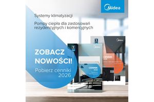 Midea - nowe cenniki 2026 już dostępne! Sprawdź aktualną ofertę klimatyzacji i pomp ciepła 