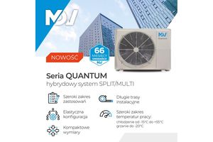 MDV prezentuje QUANTUM - hybrydowy system SPLIT/MULTI z serii OFFICE dla obiektów komercyjnych