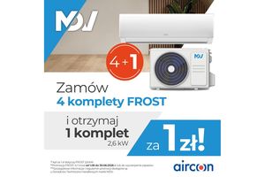 MDV rusza z promocją „4+1” na klimatyzatory FROST