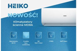 Sezon na klimatyzację HEIKO w Iglotech! Pełna dostępność, letnie promocje i nowość: MORA