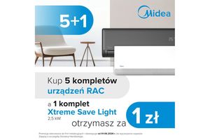 Kup więcej, zyskaj więcej - Midea rusza z akcją promocyjną dla instalatorów RAC