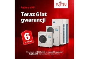 Klima-Therm wydłuża gwarancję na systemy VRF Fujitsu do 6 lat