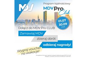 MDV Pro Club - zamawiasz, zbierasz obrót i odbierasz nagrody