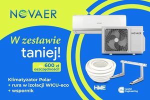 Okazyjne ceny klimatyzatorów Novaer i materiałów instalacyjnych!