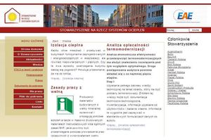 Nowa strona Stowarzyszenia na Rzecz Systemów Ociepleń