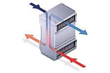 Z-Duct Heat Exchangers use less energy to cool and heat incoming air