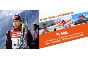 Tomasz Sikora oddał medal. Aukcja zakończona!