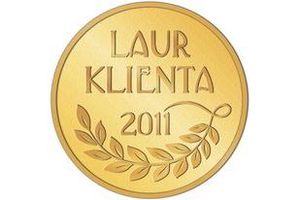 Godło Złoty Laur Klienta dla Kratki.pl