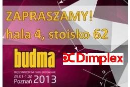 BUDMA 2013: Dimplex na Międzynarodowych Targach Budownictwa  w Poznaniu