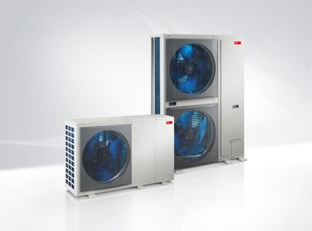  Belaria® fit (8 - 26) wysokowydajna pompa ciepła powietrze-woda do ogrzewania i chłodzenia, do montażu na zewnątrz.