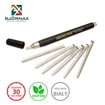 Długopis dymny Bjornax Smoke-Pen (zestaw z 6 wkładami)