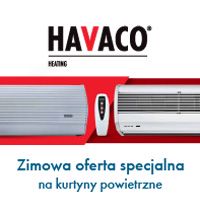 Oferta specjalna na kurtyny powietrzne HAVACO - już od 304,00 PLN