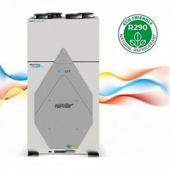 Rekuperator z pompą ciepła MISTRAL HOME PC - centrala wentylacyjna z PC